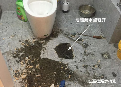 青島膠州地暖漏水檢測(cè)